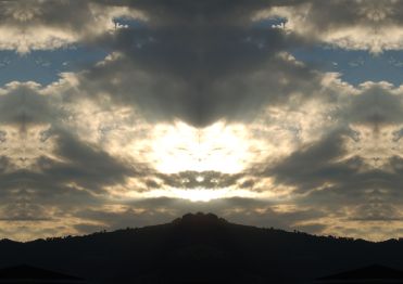 Das Gesicht am Himmel